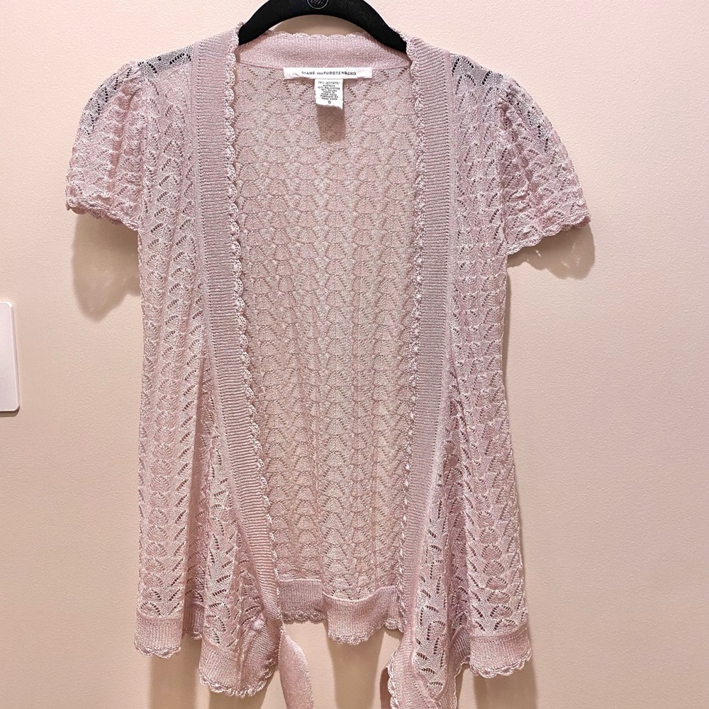DVF wrap top size small